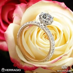 Verragio Tradition Diamond 6-Prong Tiara Engagement Ring
