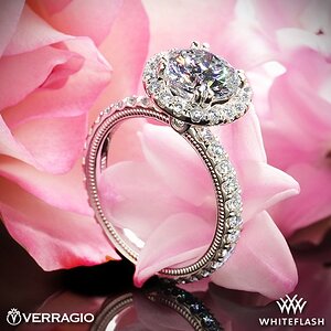 Verragio Tradition Diamond Halo Engagement Ring