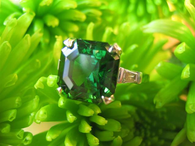 LaurenThePartier's 4.95 ct. Afghan Tourmaline in LOGR setting