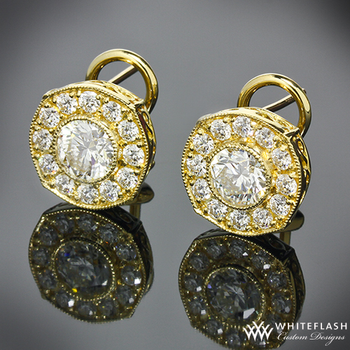 custom diamond earrings