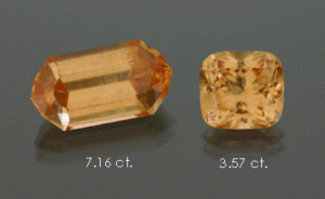 Hessonite cushion 3.57 ct 9mm sqThe Gem Trader.gif