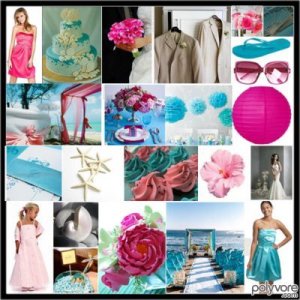 Hot pink and aqua wedding2.jpg