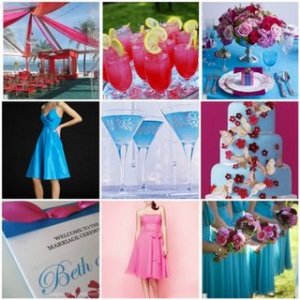 Hot pink and aqua wedding1.jpg