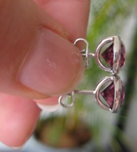 bezel garnet earrings 2.JPG