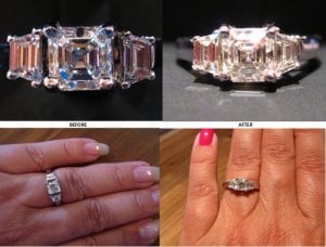 Diamond Asscher ring before and after.jpg