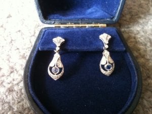 18k sapphire and diamond earrings 1.JPG