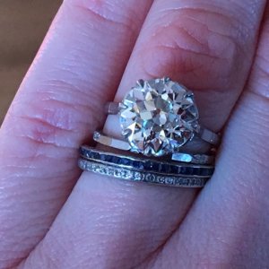 beawithfrenchcutsapphireand_suissediamondbandandvintageengravedbands.jpg