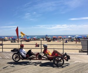 recumbenttrikeonasburyboardwalk.JPG