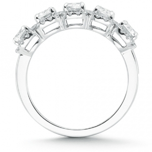 Opinions needed - 5 stone wedder with halo engagement ring ...
