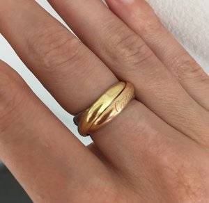 how much is a cartier trinity ring