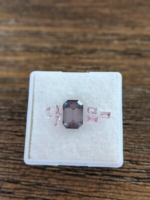 Grey & Pink Spinels