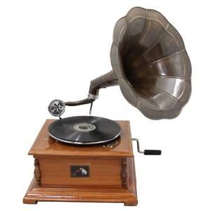 Decorative+Antique+Replica+RCA+Victor+Phonograph+Gramophone+with+Horn.jpg