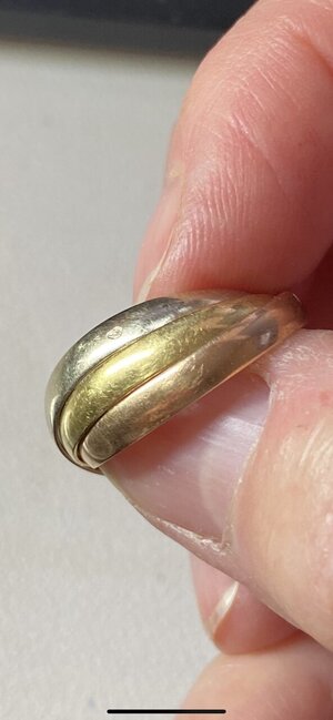 Anyone have an unengraved rolling ring, know the period they were made? |  PurseForum