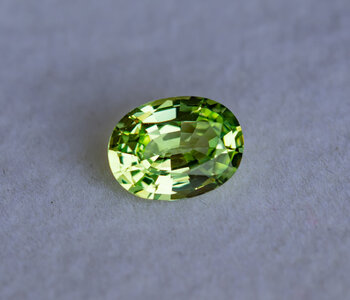 Hot GIT Lab Certified 1.23ct Oval Brilliant/Fancy Bluish Green Tourmaline