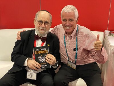 Martin Rapaport and Garry presenting book.jpg