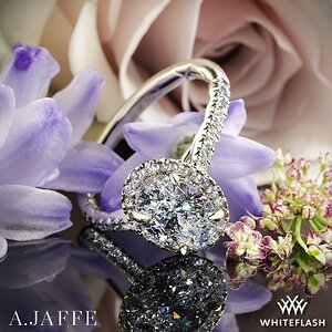 A. Jaffe Seasons of Love Halo Diamond Engagement Ring