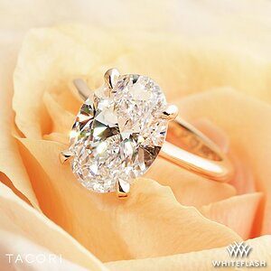 Media 'Tacori HT2580OV Founders Collection Solitaire Engagement Ring' in category 'Whiteflash'