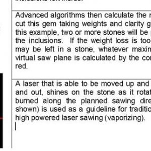 Oxygne plans the stone and Helium marks the saw plane