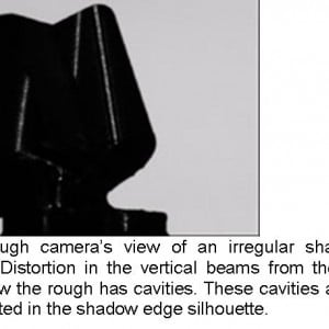 Oxygen Helium with line showing big cavity irregularity