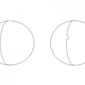 What a scanner sees with and without indentations