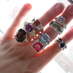 LaurenThePartier's Coloured Gemstone Rings