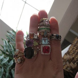 LaurenThePartier's Coloured Gemstone Rings