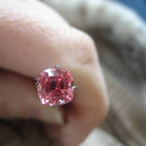 LaurenThePartier's 2.03 ct. Cushion Padparadscha