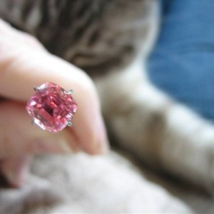 LaurenThePartier's 2.03 ct. Cushion Padparadscha