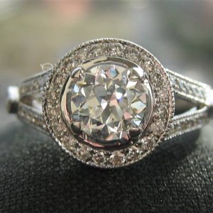 LaurenThePartier's .68 ct. OEC in LOGR halo setting