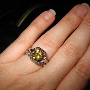 LaurenThePartier's Peter Torraca Scapolite and JB Jewelers custom setting