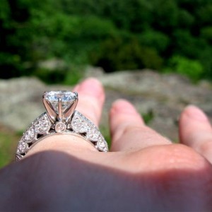 My new engagement ring (6/7/09)