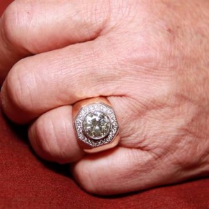 Men's ring - hand shot