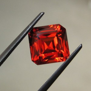 5.28ct red-orange spessartite