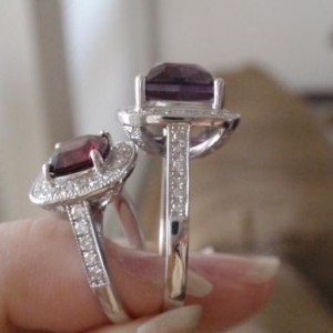 Garnet and Amethyst Halo