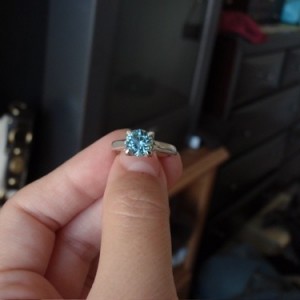 Blue Tourmaline Ring