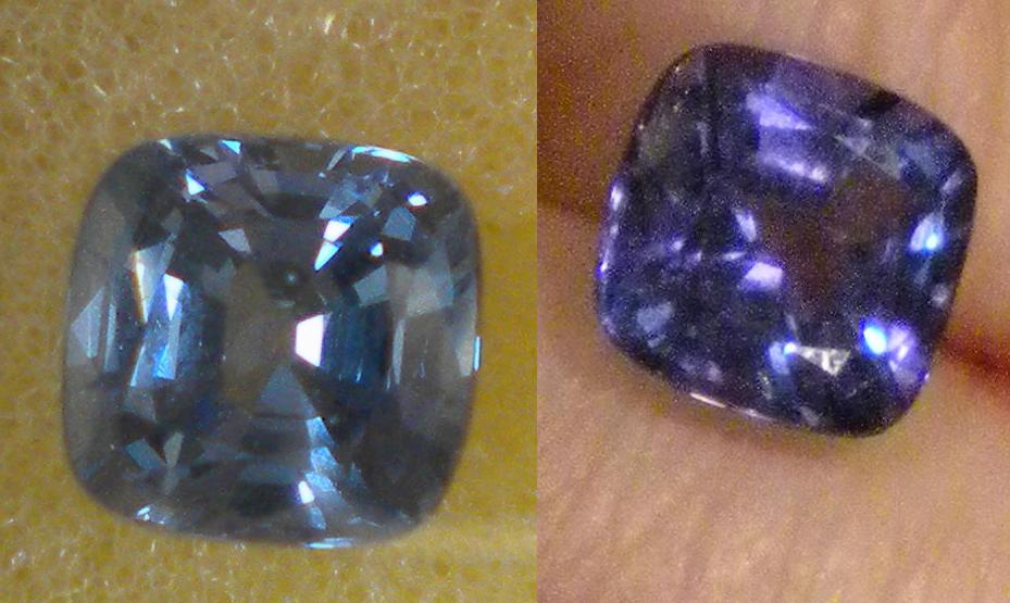 2.25 ct color change Tunduru cushion spinel