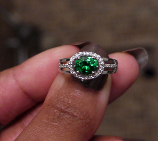 Arcs Tsavorite Ring