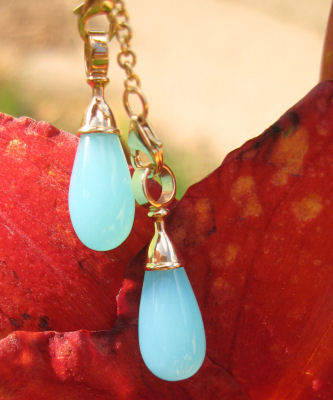 Blue Chalcedony Drops