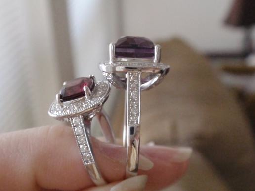 Garnet and Amethyst Halo