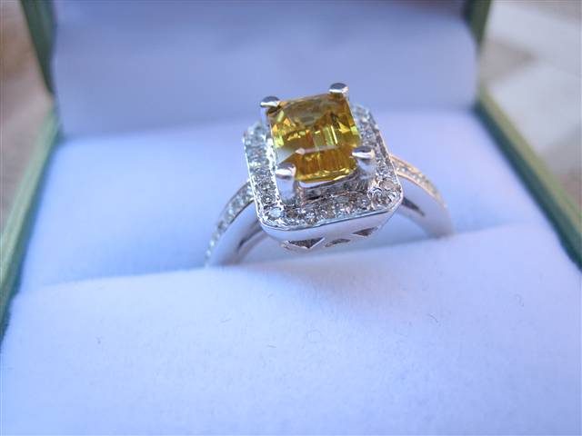 LaurenThePartier's 1.14 ct. Yellow Sapphire RHR