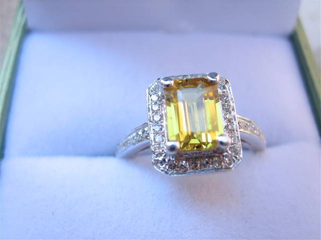 LaurenThePartier's 1.19 ct. Yellow Sapphire RHR