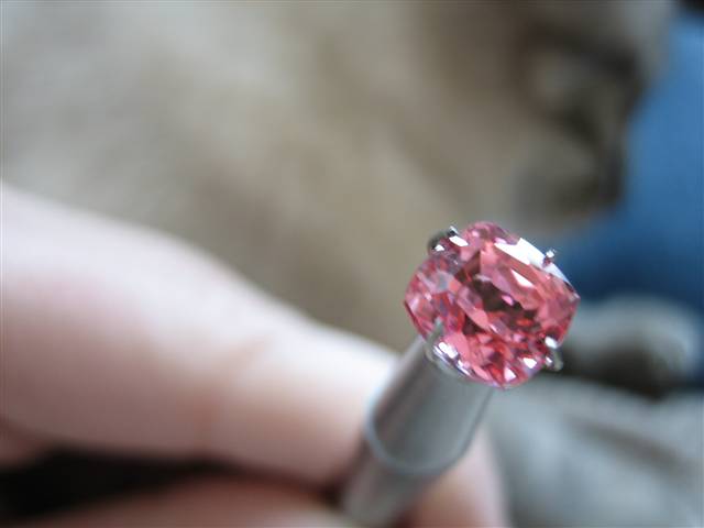 LaurenThePartier's 2.03 ct. Cushion Padparadscha