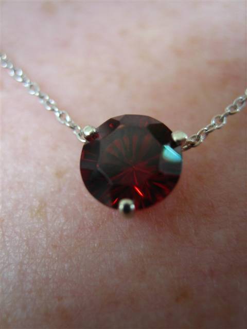 LaurenThePartier's Concave Cut Spessartite Pendant