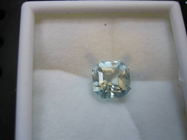 LaurenThePartier's Gary Braun cut 2.90 ct. Asscher Aqua