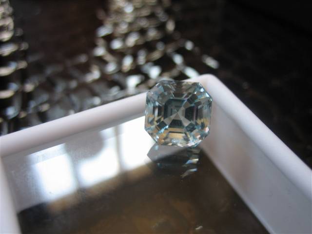 LaurenThePartier's Gary Braun cut 2.90 ct. Asscher Aqua