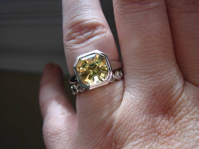 LaurenThePartier's Peter Torraca Scapolite and JB Jewelers custom setting