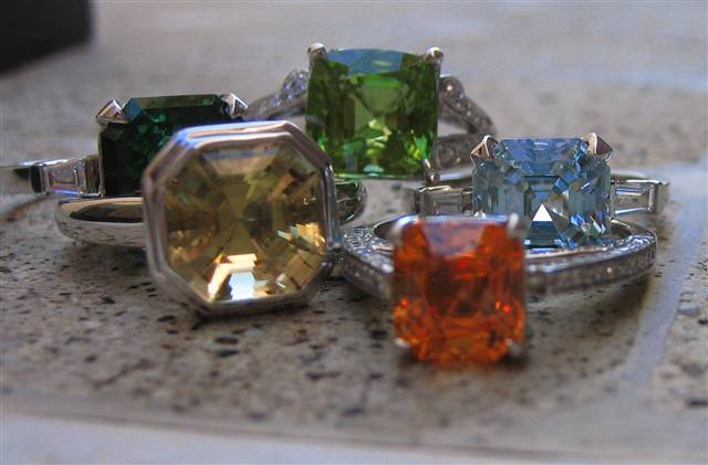 LaurenThePartier's Square Step Cut Rings