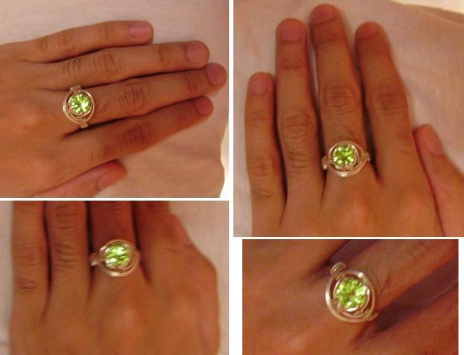 Peridot Ring (Green in Full Glory)