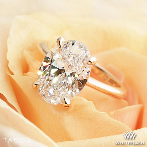 Tacori HT2580OV Founders Collection Solitaire Engagement Ring