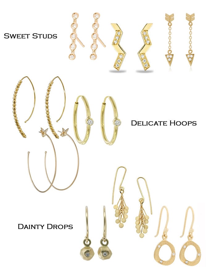 Holiday Jewelry Gifts 2014: 9 Earrings in Gorgeous Gold Under $900 ...